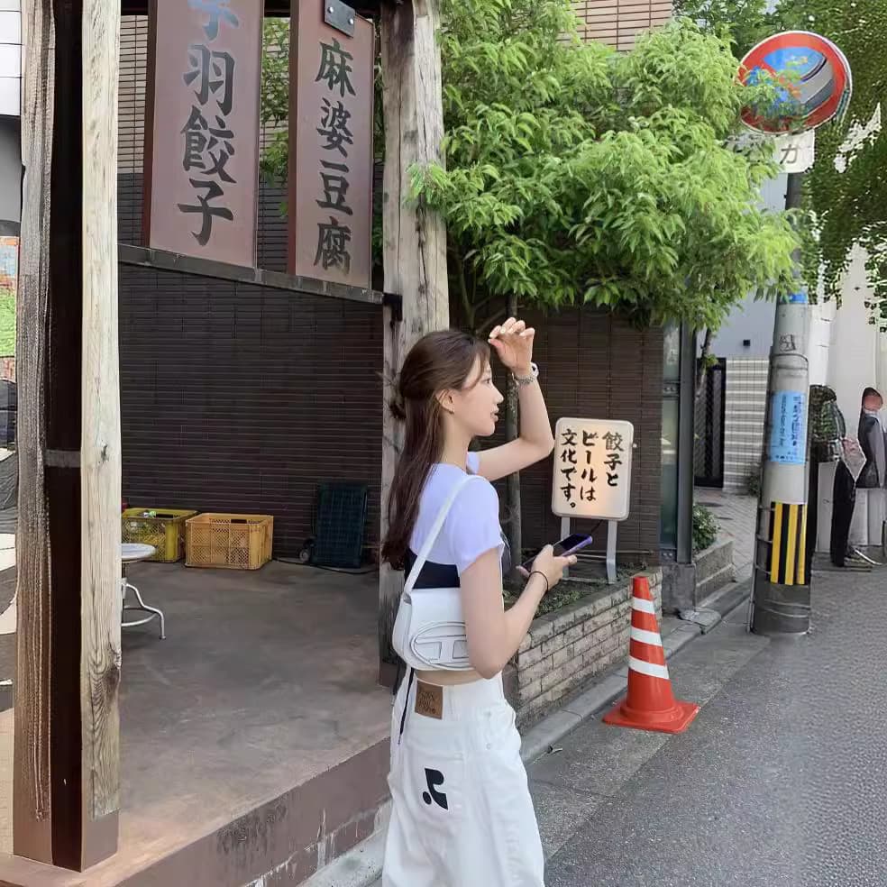 デニムワイドパンツ メリハリシルエットワイドデニム