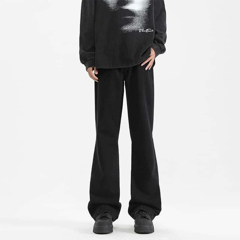 デニムワイドパンツ ゆったりシルエットデニムパンツ