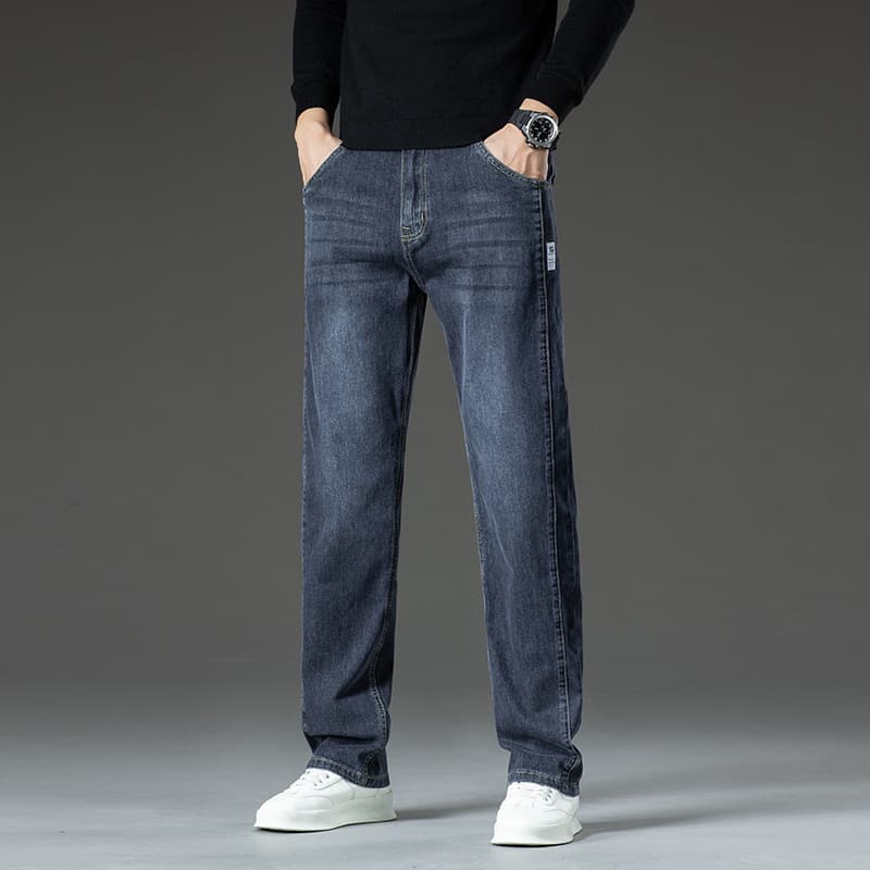 ゆったりデニムワイドパンツ ベーシック