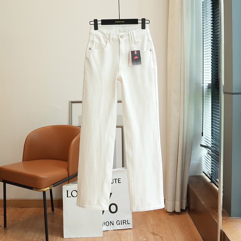 デニムワイドパンツ デニムワイドストレートパンツ 高品質製法