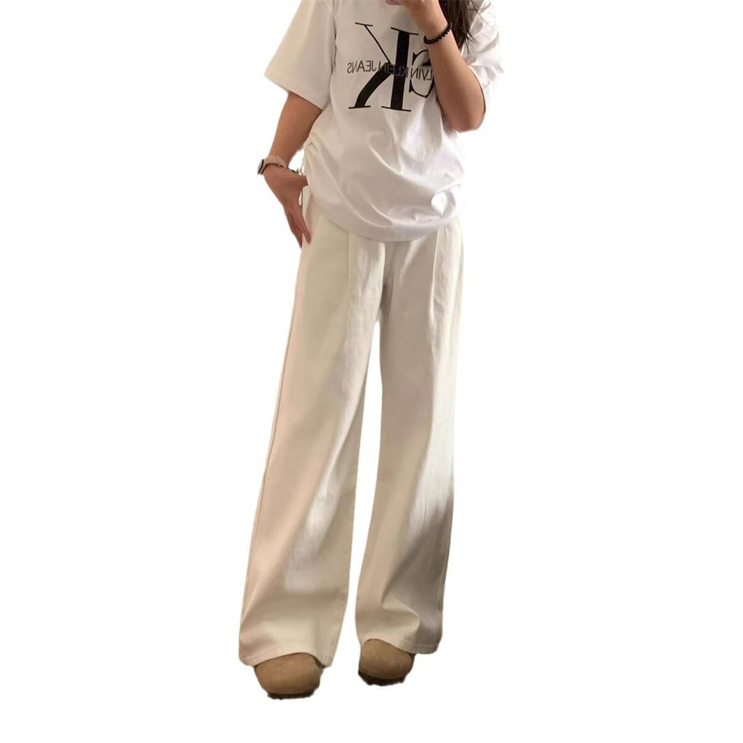 デニムワイドパンツ 洗練ワイドデニムパンツ