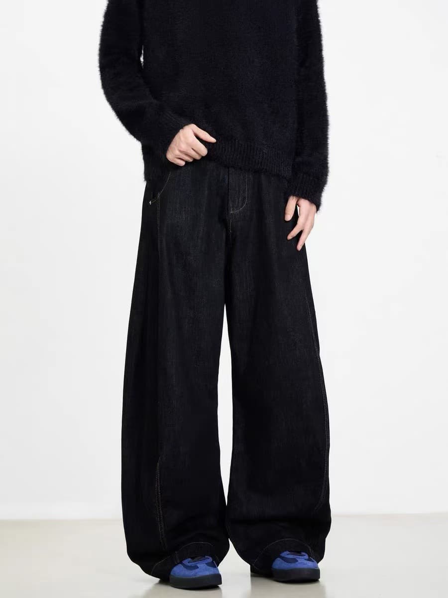 ゆるふわデニムワイドパンツ