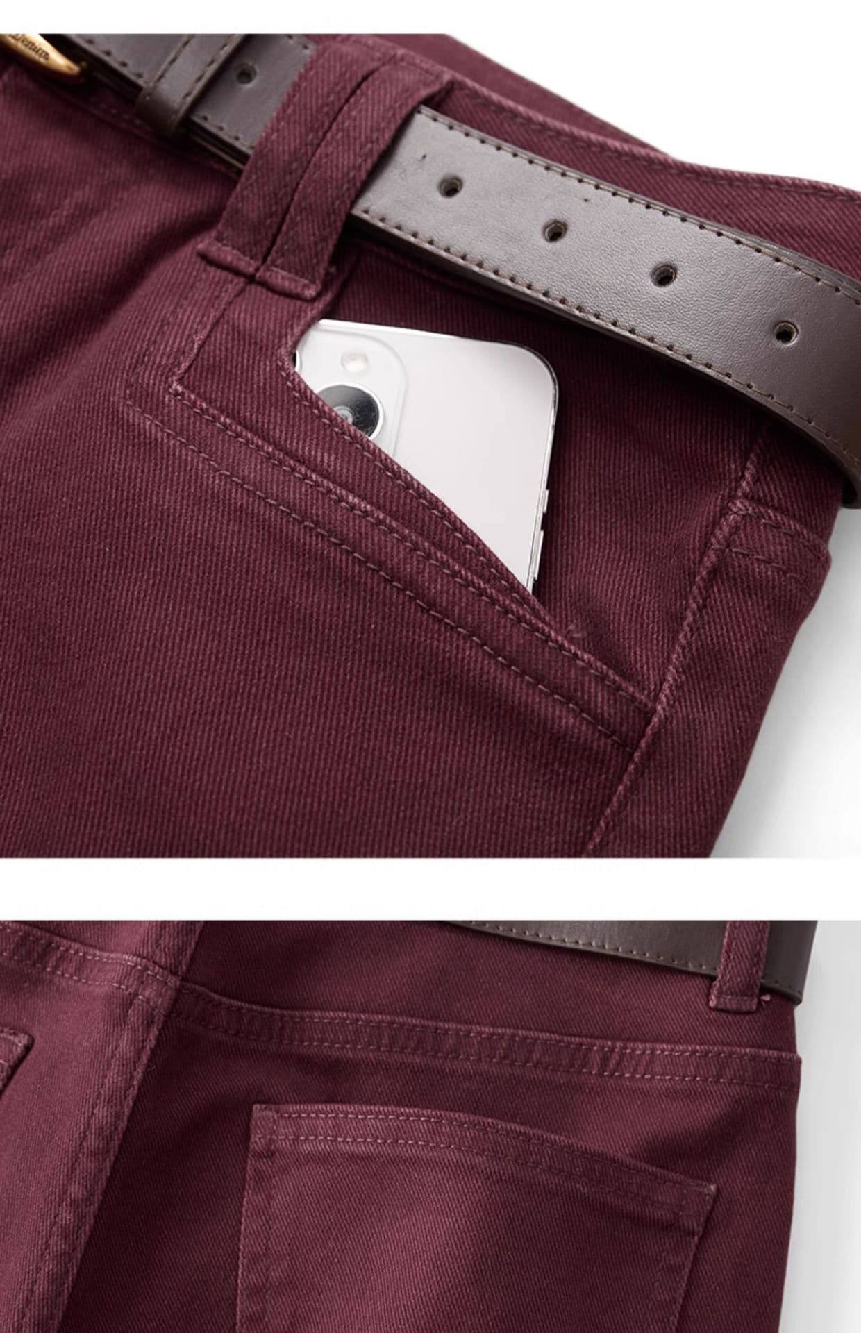 クラシカル デニムワイドパンツ ストレート