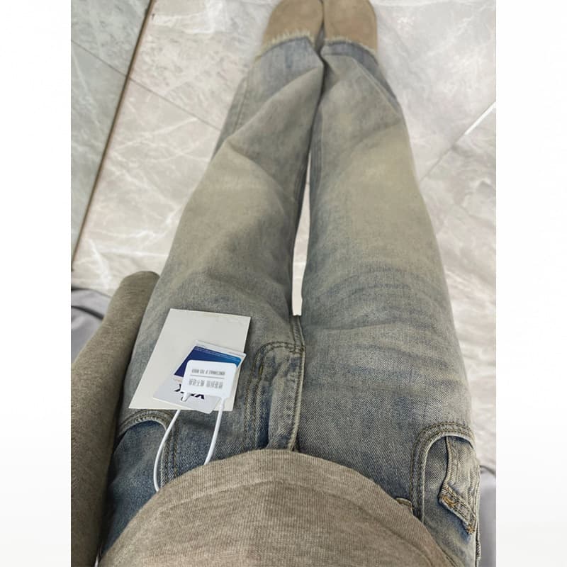 スタンダードデニムワイドパンツ