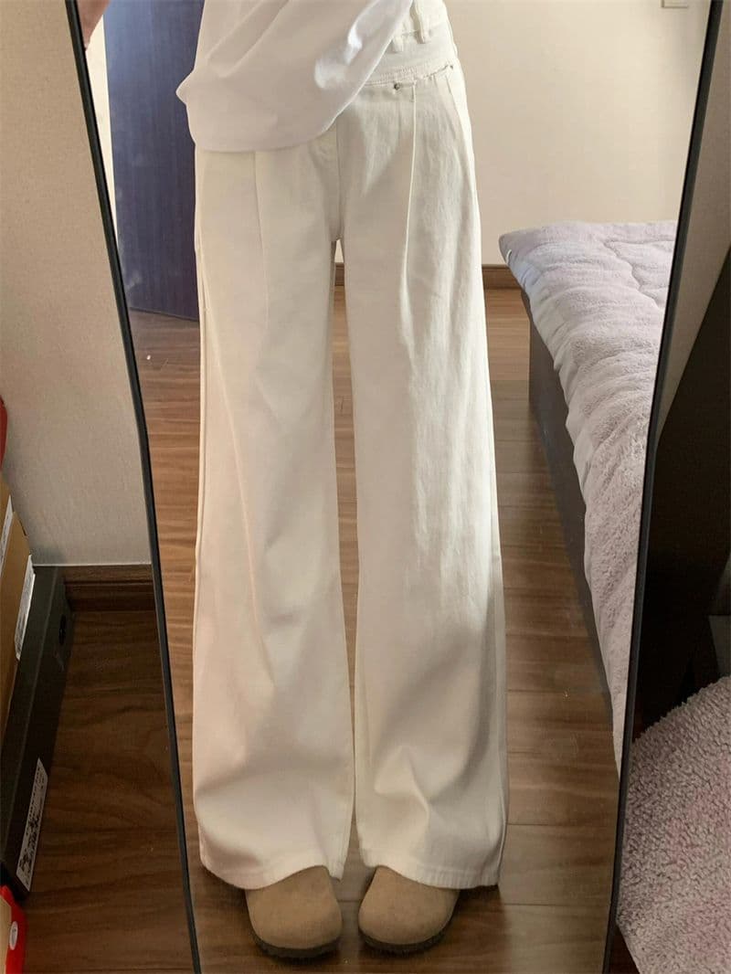 デニムワイドパンツ 洗練ワイドデニムパンツ