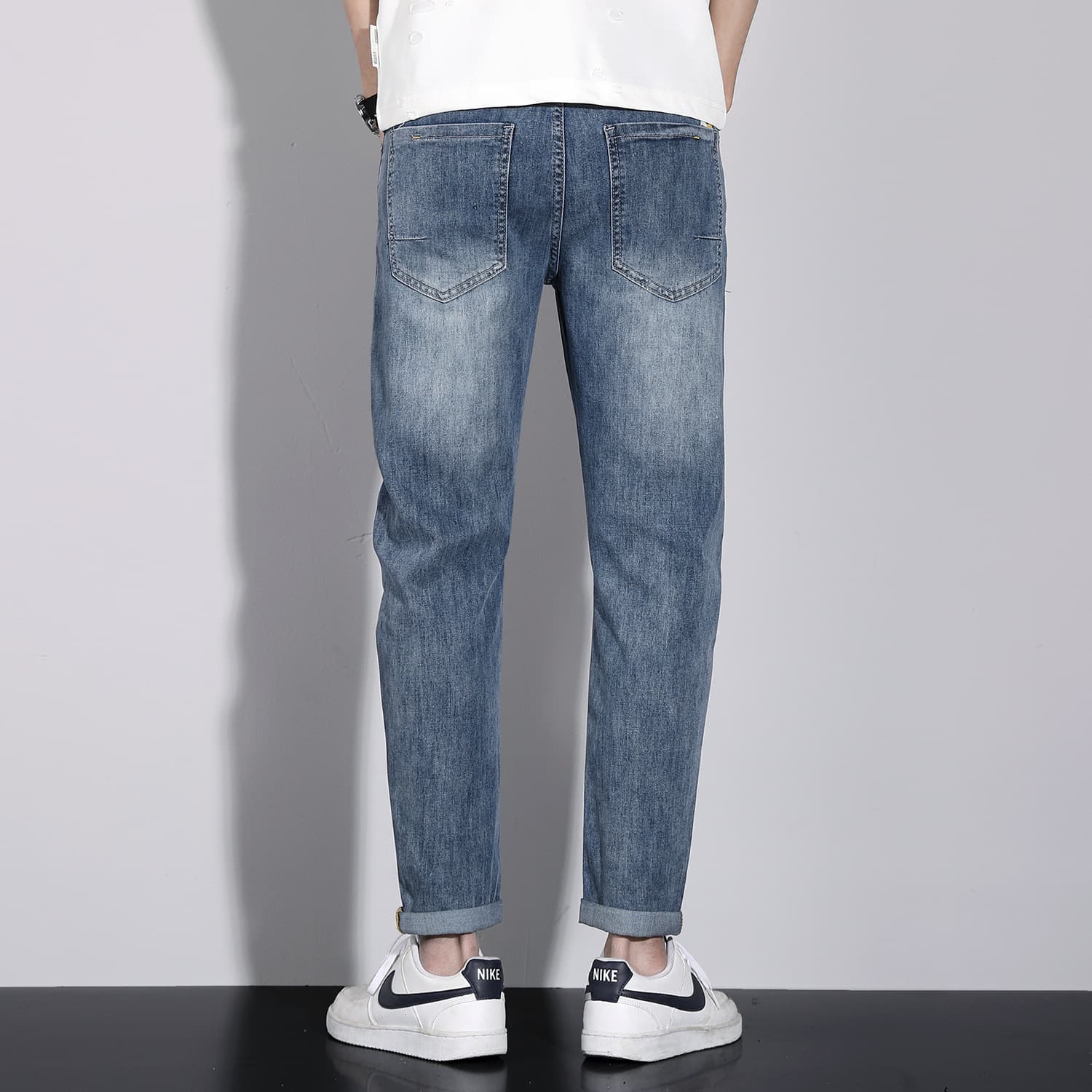 メンズ デニムワイドパンツ クラシック