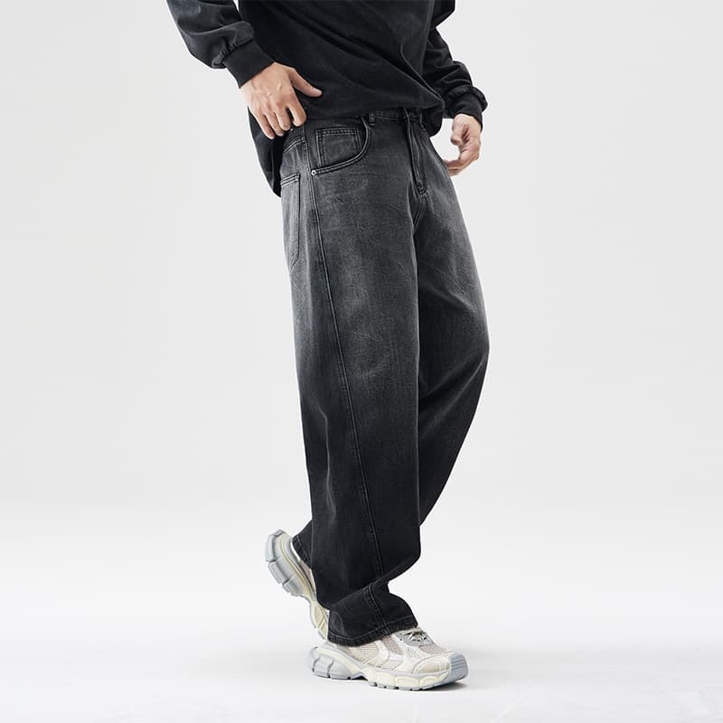 デニムワイドパンツ クラシカルデニムワイドストレート