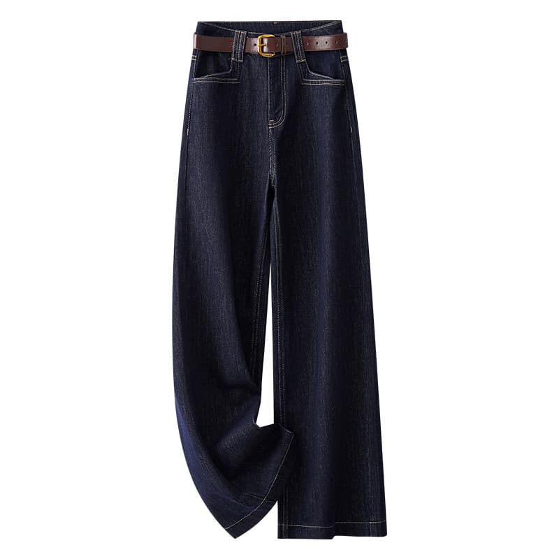 クラシカル デニムワイドパンツ ストレート