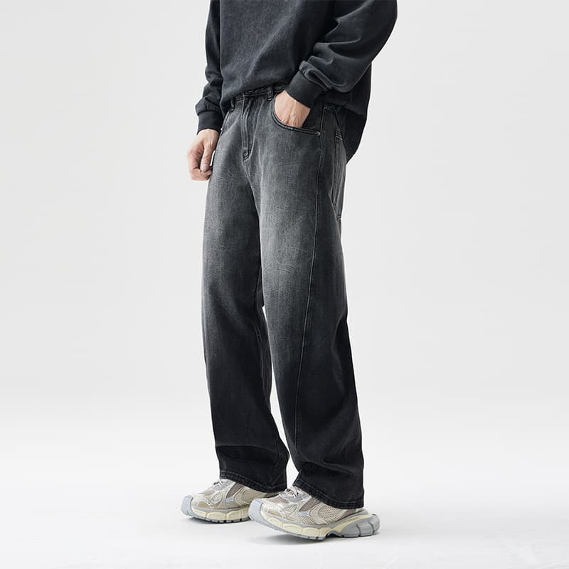 デニムワイドパンツ クラシカルデニムワイドストレート