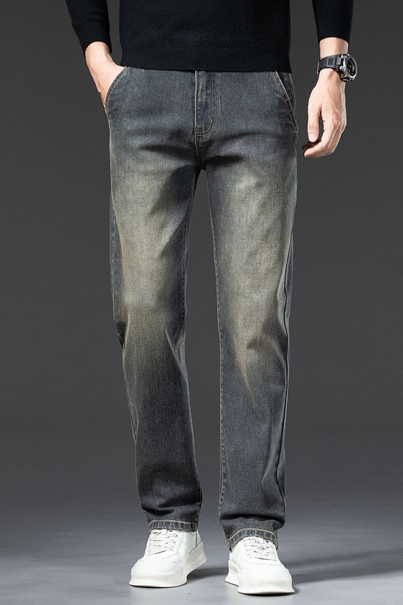 デニムワイドパンツ こなれ感のある大人のデニムパンツ