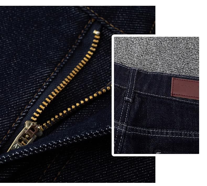 おりかえし裾デニムワイドパンツ