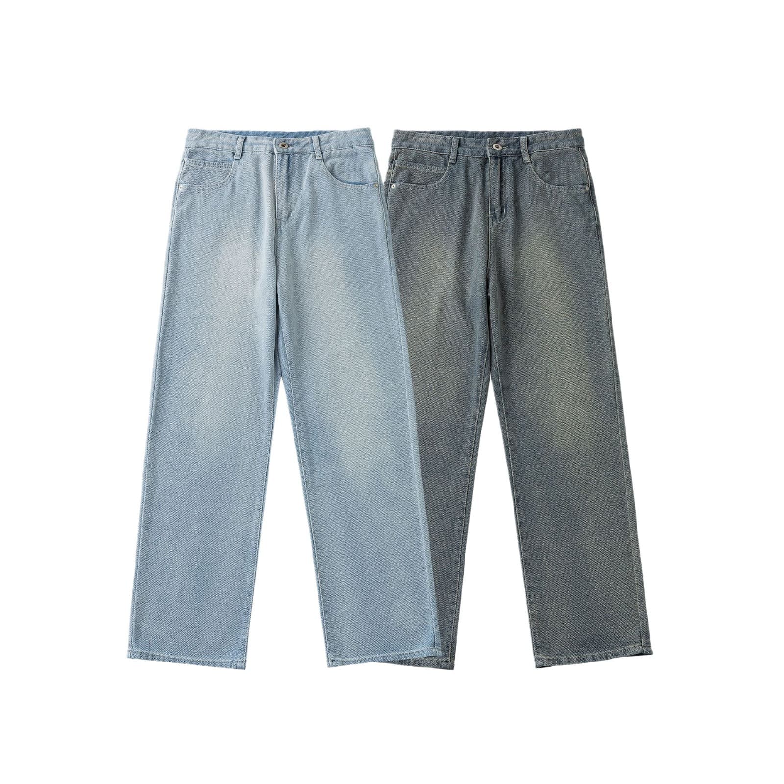 しなやかデニムワイドパンツ