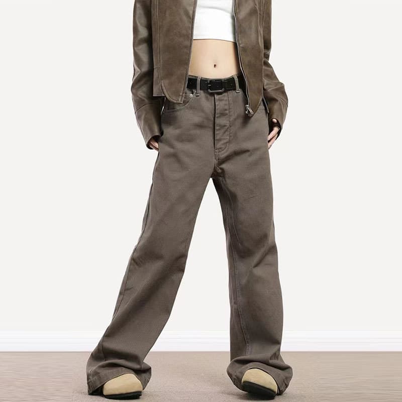 ゆったりデニムワイドパンツ