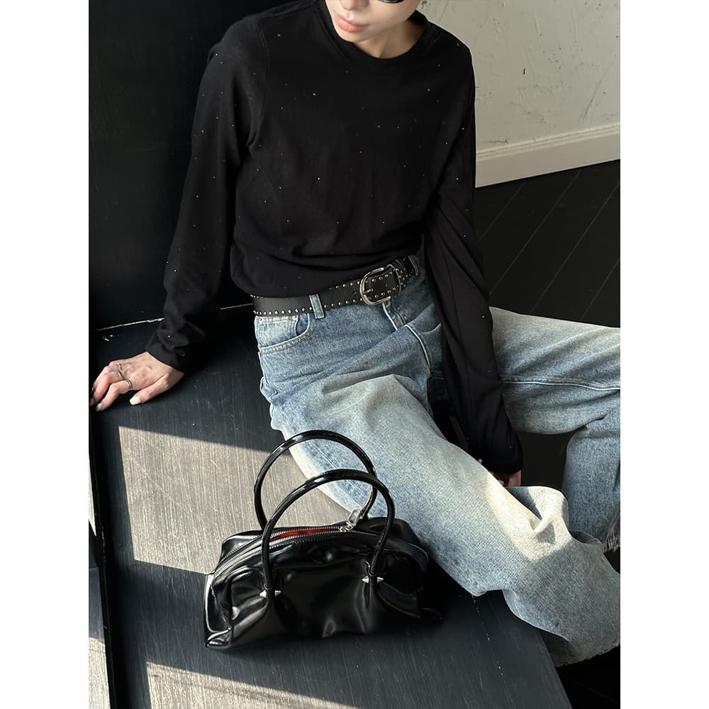 デニムワイドパンツ きれいめストレートデニムパンツ