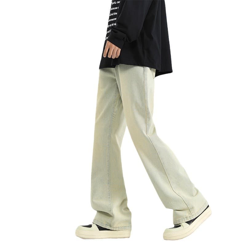 デニムワイドパンツ ゆったりシルエットデニムパンツ