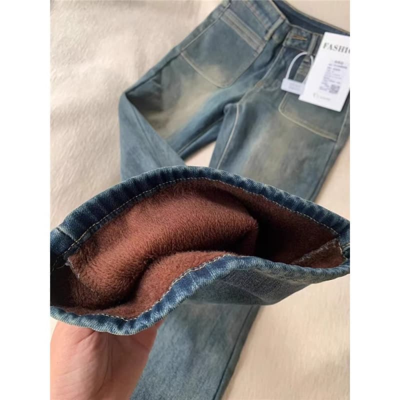 デニムワイドパンツ 美シルエットハイウエストワイドフレアデニム