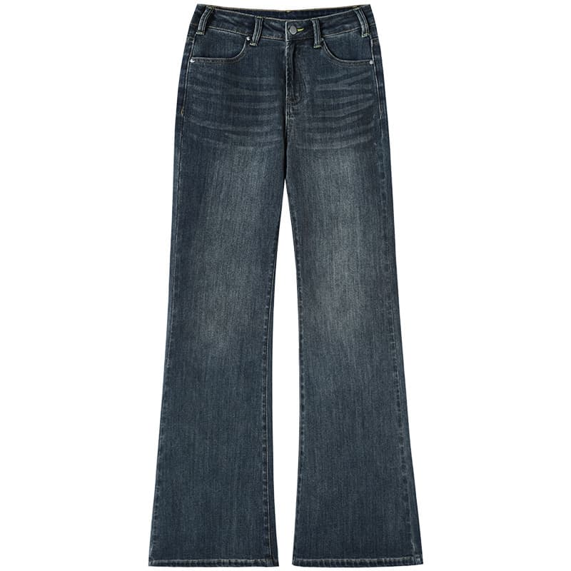 デニムワイドパンツ ドラマティックワイドフレアハイウエストデニムパンツ