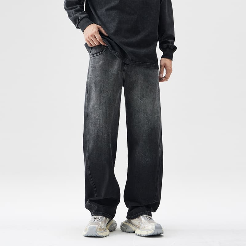 デニムワイドパンツ クラシカルデニムワイドストレート