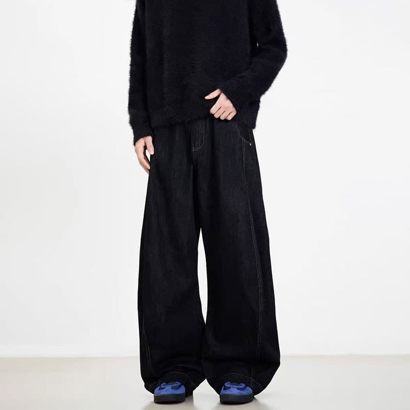 ゆるふわデニムワイドパンツ
